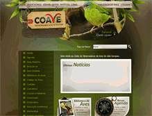 Tablet Screenshot of coave.org.br